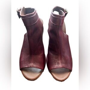 Kork-Ease Open Toe Ankle Booties